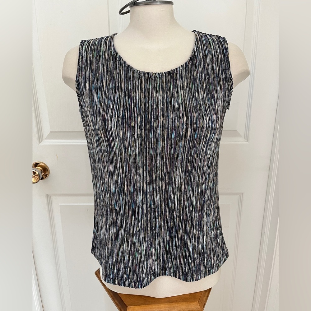TanJay multicoloured sleeveless top stretchy size small
